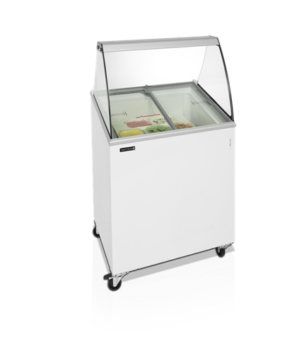 Tefcold skopglassfrys 4 lådor