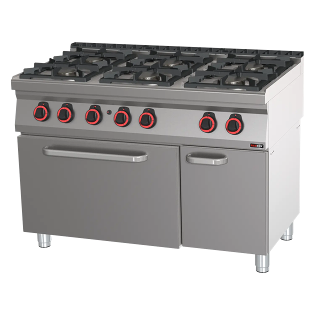 RM Gastro Redfox 700 - SPBT 70/120 21 G Gasspis med ugn 2/1