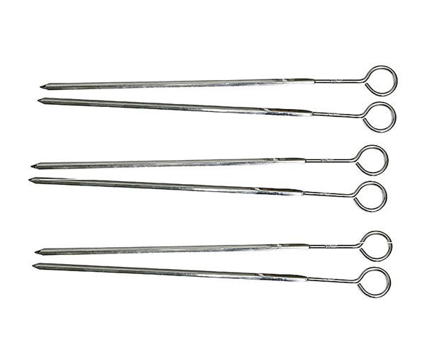 Grillspett 25 cm, 6 st