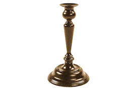 Ljusstake 1 ljus Brons