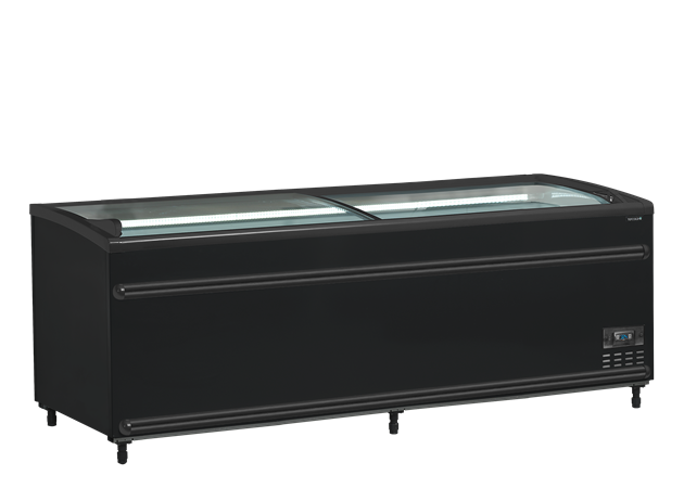 Svart kyl-/frysbox stormarknad SFI210B-CF VS