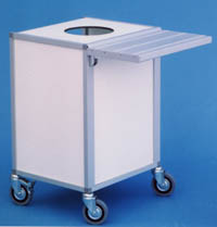 Avfallsvagn inkl 1st tunna 125-lit