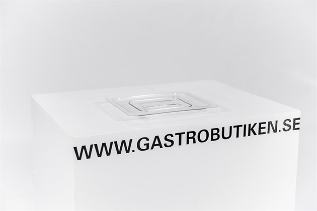 Kantinlock polykarbonat transp GN 1/2