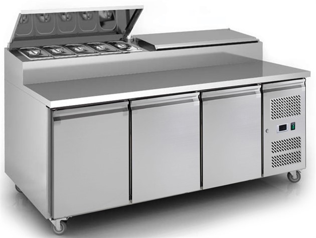 Kylbänk med kylränna 3 dörrar